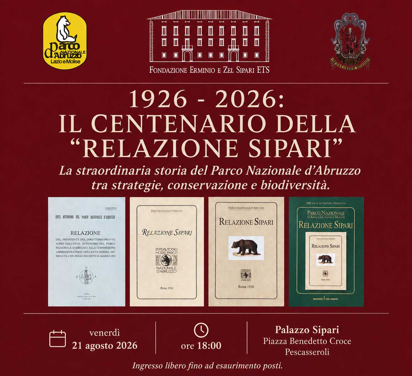 1926–2026: il Centenario della “Relazione Sipari”